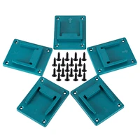 new 5 packs tool holder dock mount for makita 18v fixing devices drill tools holder case makita clip battery adapter