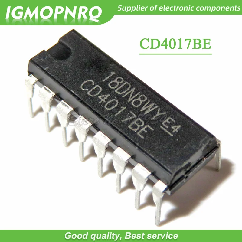 10 шт. CD4017 CD4017B CD4017BE 4017 DIP декада счетчик делитель IC новый оригинальный|ic 4017|ic cd4017ic dip