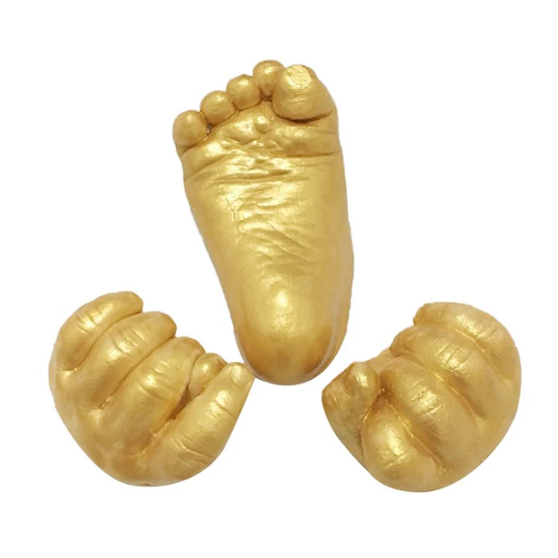 1 Set Footprint Cloning Model Baby Mould 3D Hand Mud Handprint Couple Hands Feet | Мать и ребенок