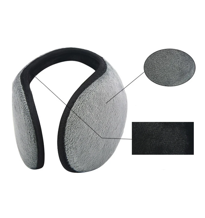 

Soft Earmuffs Women Men Ear Cover Protector Ear Mask Thicken Plush Winter Men's Warm Solid Earmuff Warmer Apparel Accessories