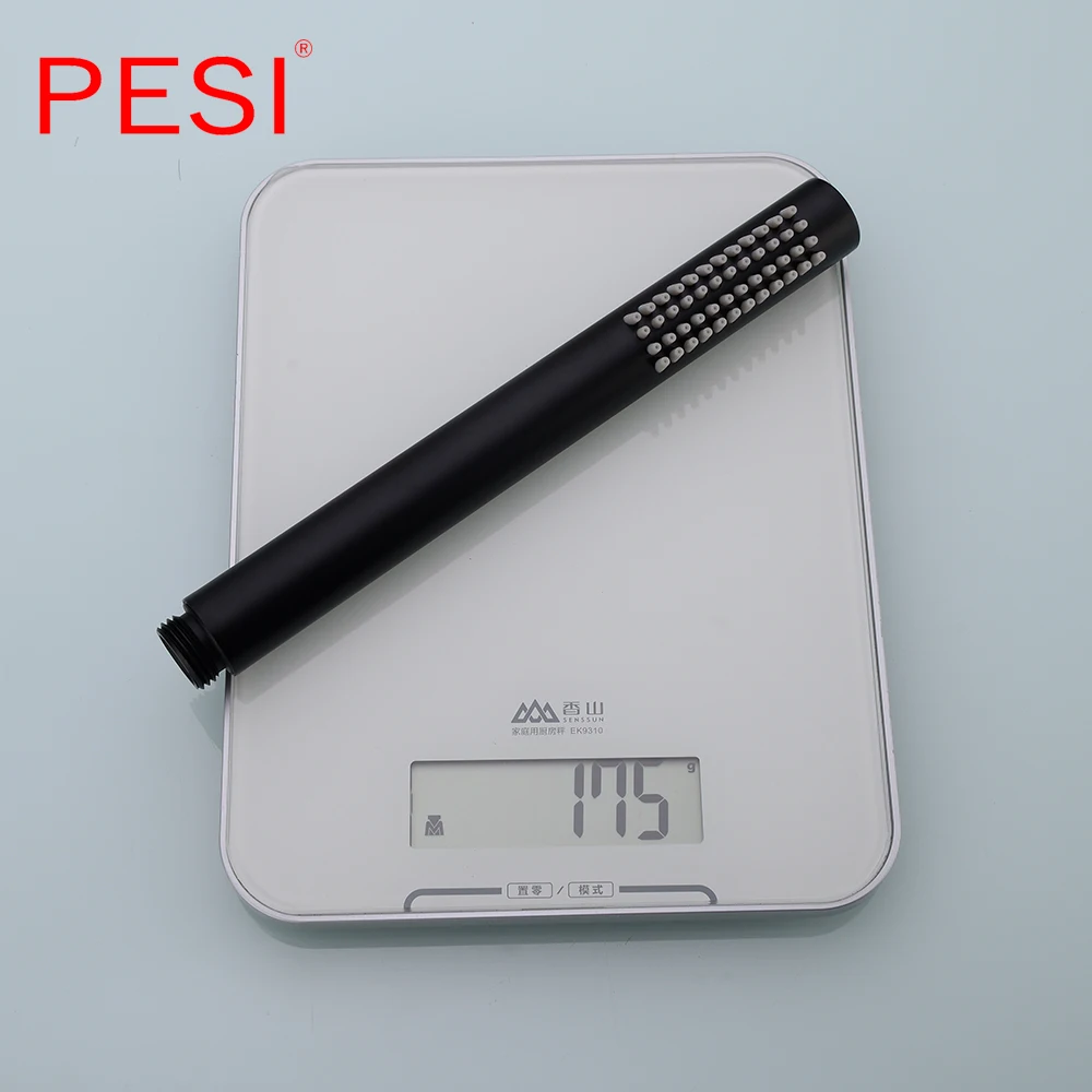 Круглый ручной держатель для душевой лейки из латуни в классическом стиле легко