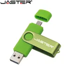 Флеш-накопитель JASTER, OTG флеш-диск USB 2,0 cle usb 2,0, 4 ГБ, 8 ГБ, 16 ГБ, 32 ГБ, 64 ГБ