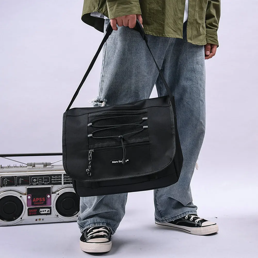 Men's bag Messenger casual function tooling shoulder street fashion personality sports chest B45-81 | Багаж и сумки