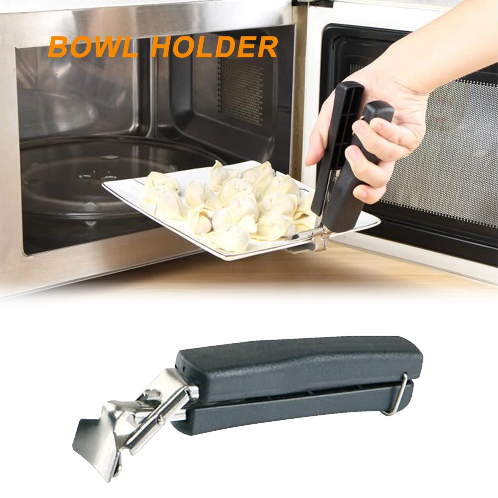 Держатель для миски из нержавеющей стали зажим тарелок кастрюля сковорода