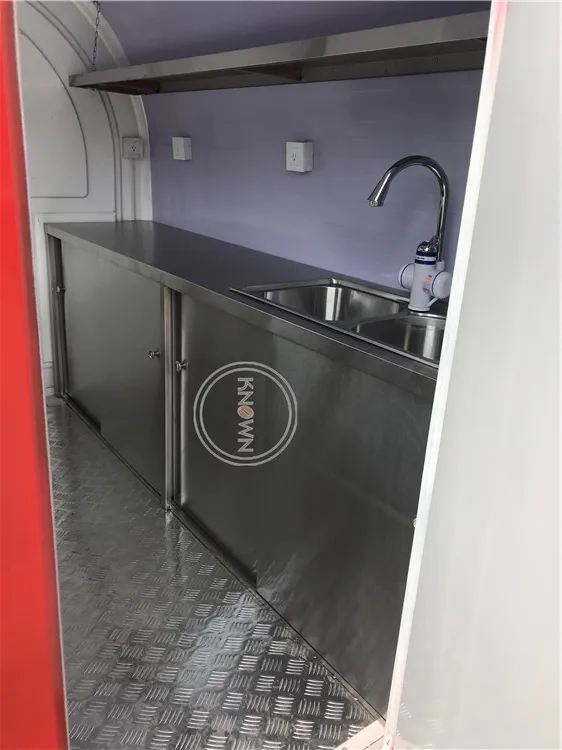 Дешевые 2 m длинные тележки для фаст фуда мобильный прицеп еды Мобильная тележка