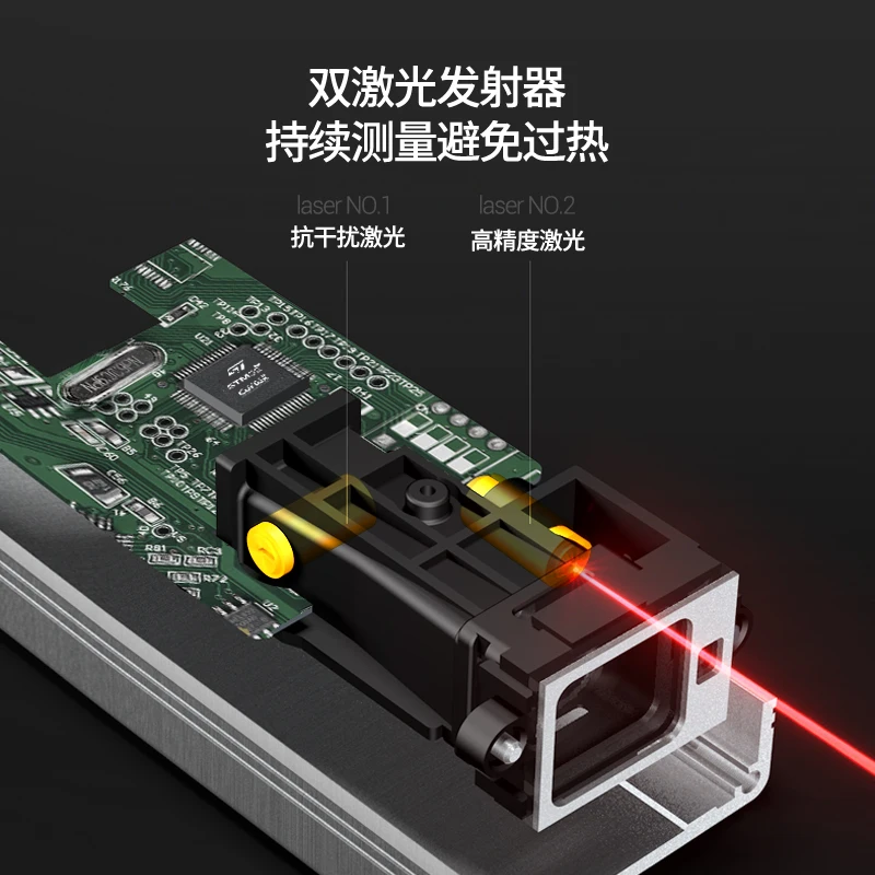 

Laser rangefinder module high-precision industrial infrared sensor supports programming networking customization