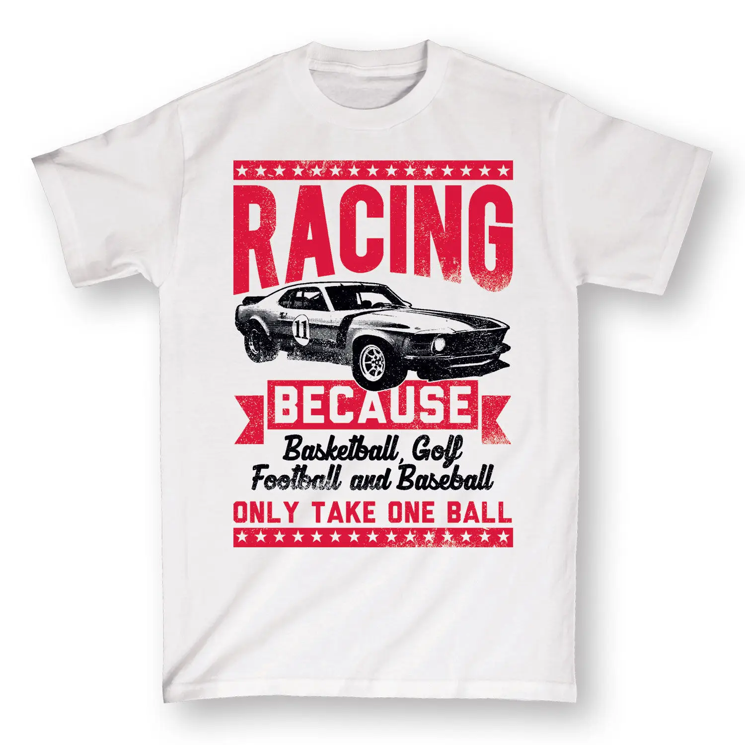 

2019 New Arrival Brand-Clothing Fashion Cotton Racer Because-Men Adult Short Sleeve Teegraphic Shirts