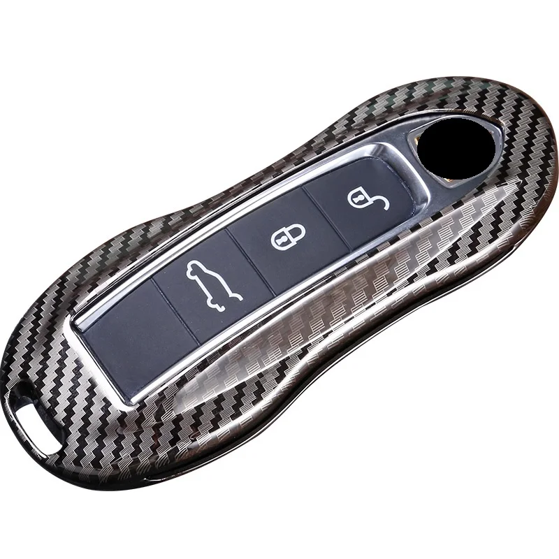 Чехол для автомобильного ключа из углеродного волокна защитный чехол аксессуары