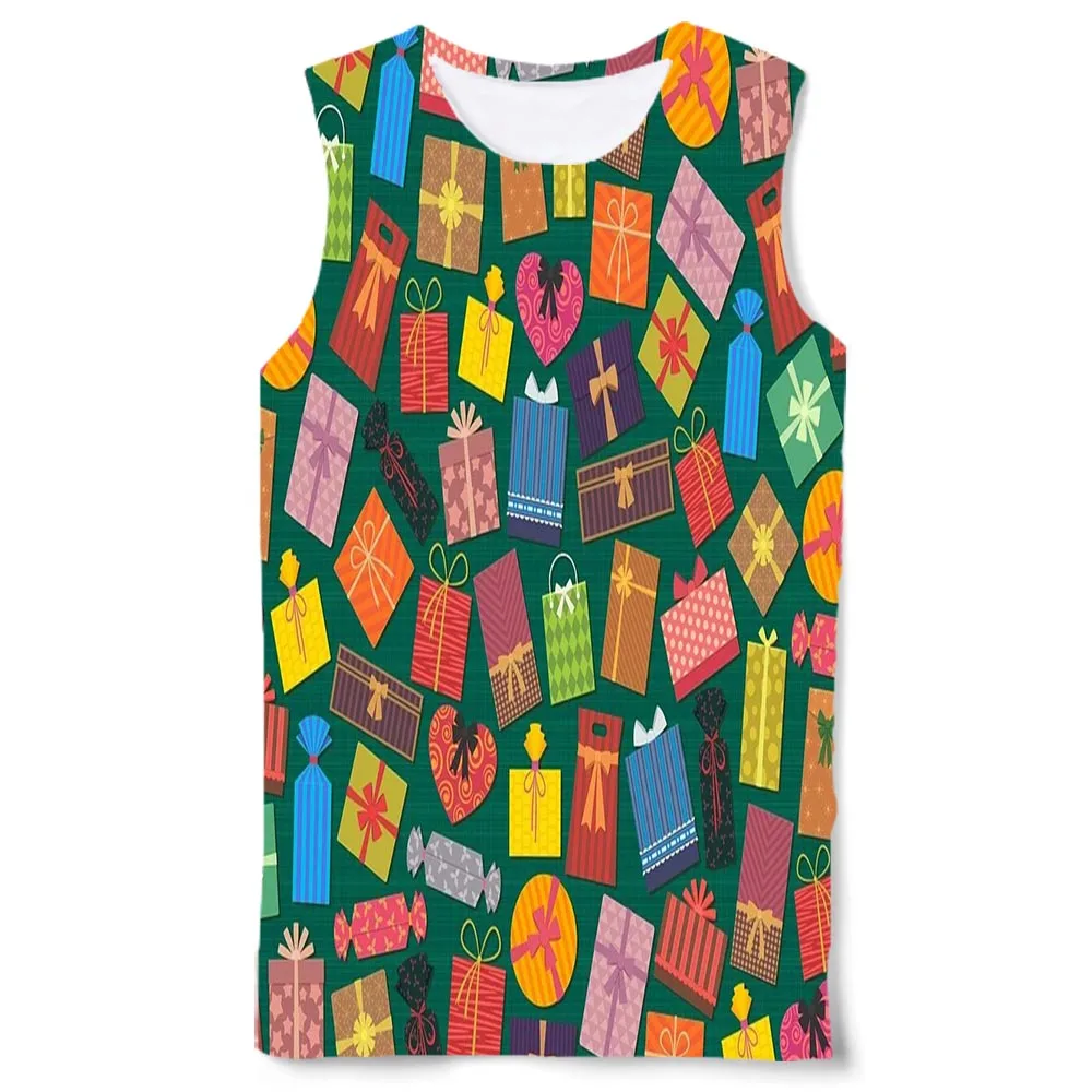 

Kid's Graphic Tank Top Boy And Girl 3D Print Sleeveless Pattern Top Gift Tees