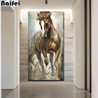 Алмаз большого размера с вышивкой с аппликацией в виде животного, лошади, алмазная живопись полный круглая, квадратная Алмазная мозаика Стразы домашнего декора стены искусства