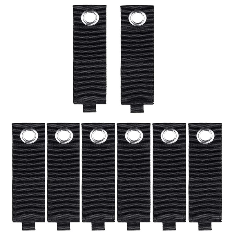 

8 шт., органайзер для удлинителя шнура, сверхпрочные ремни на липучке для хранения кабелей, шлангов, гаражных крючков, подвал