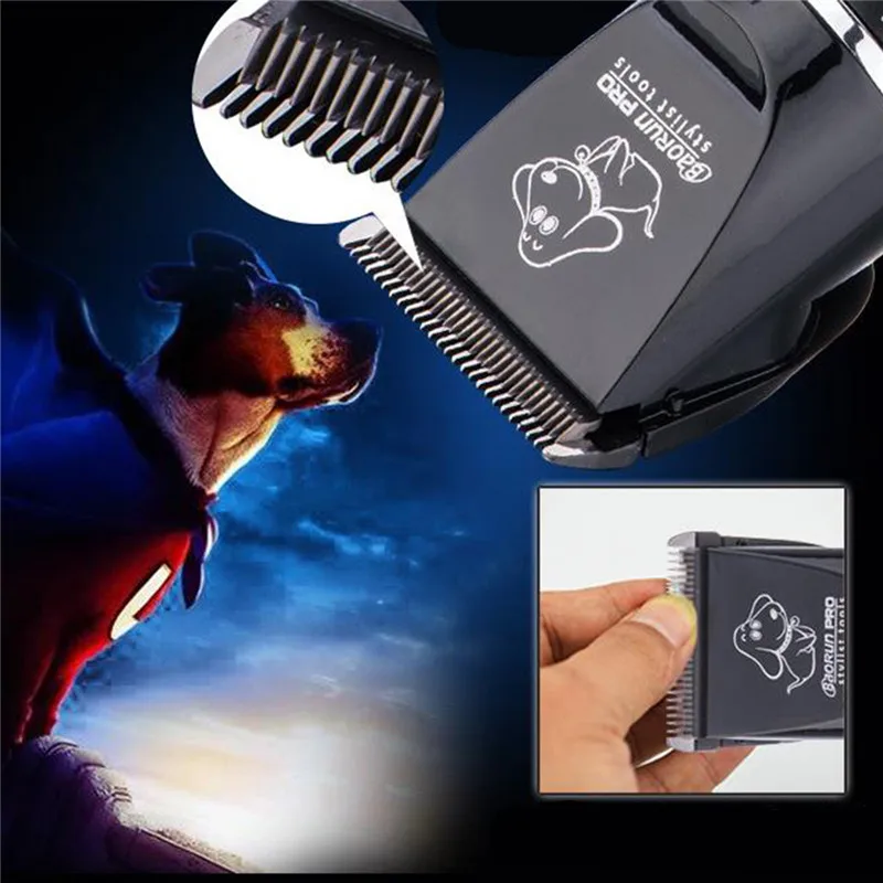 

New Low-Noise Rechargeable Hair Trimmer Electrical Dog Clipper Grooming Shaver Set Haircut Machine