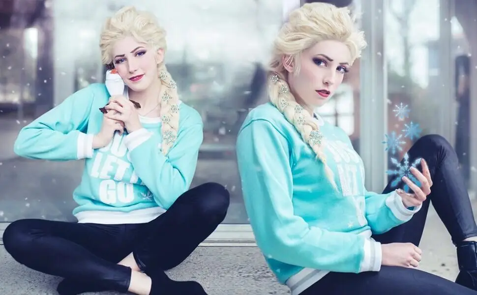 ANOGOL аниме Дзюнко Эносима Dangan Ronpa светильник розовый длинные волнистые синтетические Косплей парики конские хвосты черный белый медведь зажимы костюм