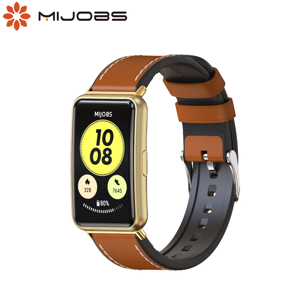 

Leather Strap for Huawei Watch Fit 2 Wristband Bracelet for Huawei Fit New Smart Watch Band Correa Replacement Accessories