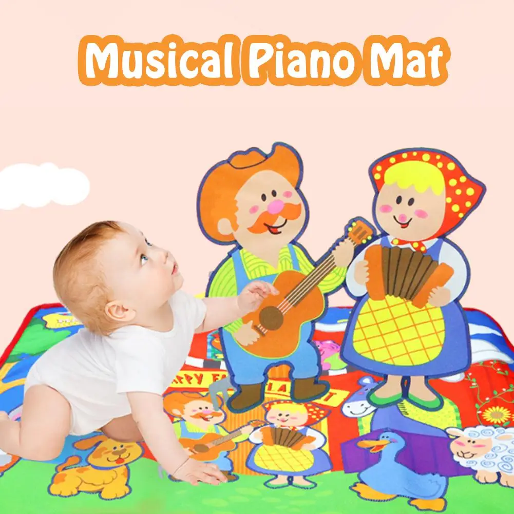 Musical Piano Mat Educational Learning Toy Music Game Play For Toddlers Kids Children |