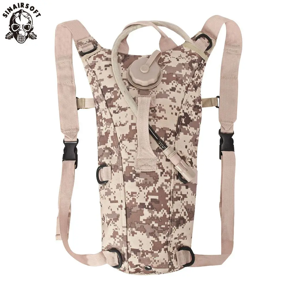 SINAIRSOFT 3L Тактический гидратационный Рюкзак Molle военный походный нейлоновый верблюжий водный мочевой пузырь сумка LY0030