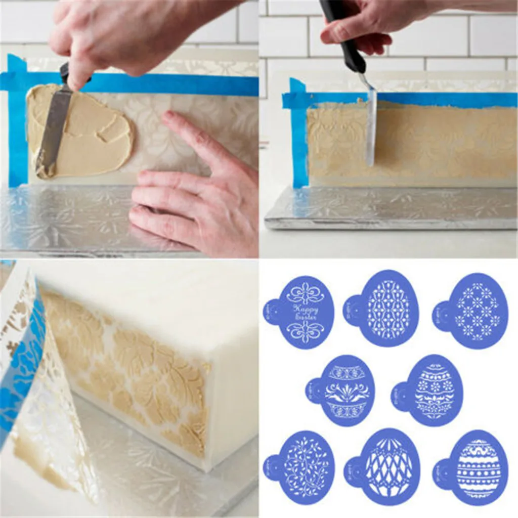 Пасха в форме яйца Шаблон трафарет для выпечки формы Fondant (сахарная) Инструменты