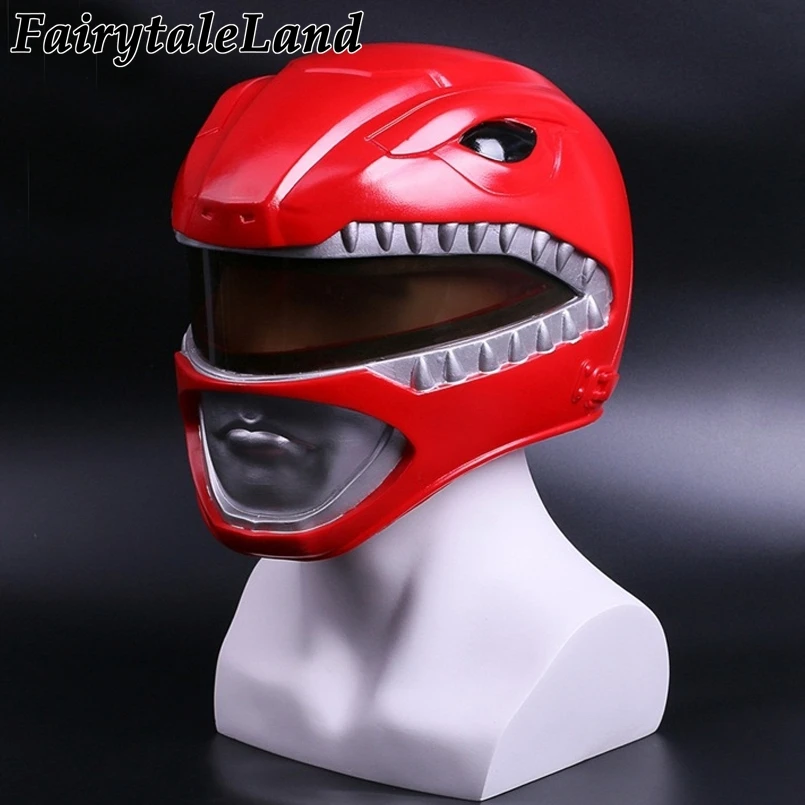 Маска для косплея Красный Рейнджер шлем из ПВХ | Тематическая одежда и униформа