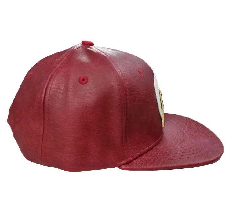 Вспышка шляпа Косплей Реквизит символ молнии Красный Хип хоп модные аксессуары