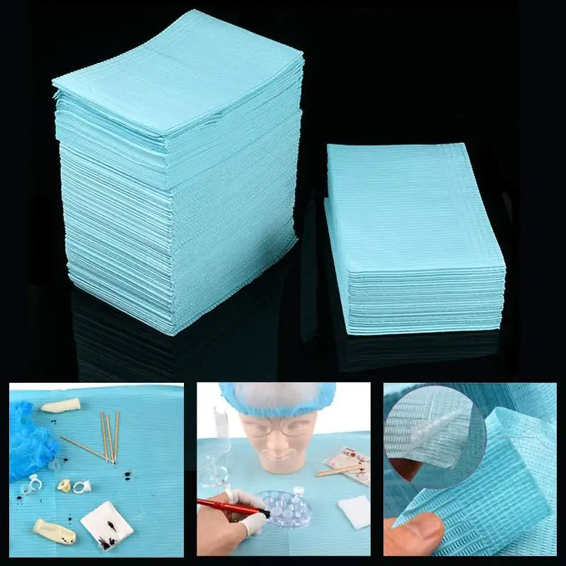 

125PCS Throwaway Tattoo Table Mat Tattoo One-time Cleaning Tablecloth Accessories Double Composite Membrane Pad Upper Waterproof