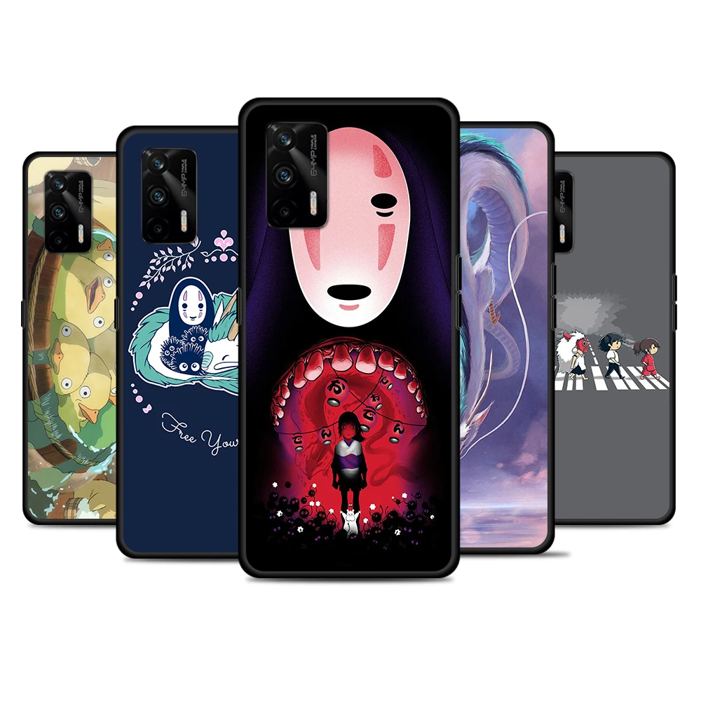 

Spirited Away Anime For Realme 8 GT Neo Neo2 Edition Explorer Master Q3 Pro Narzo30 C21 C20 C11 Phone Case Coque