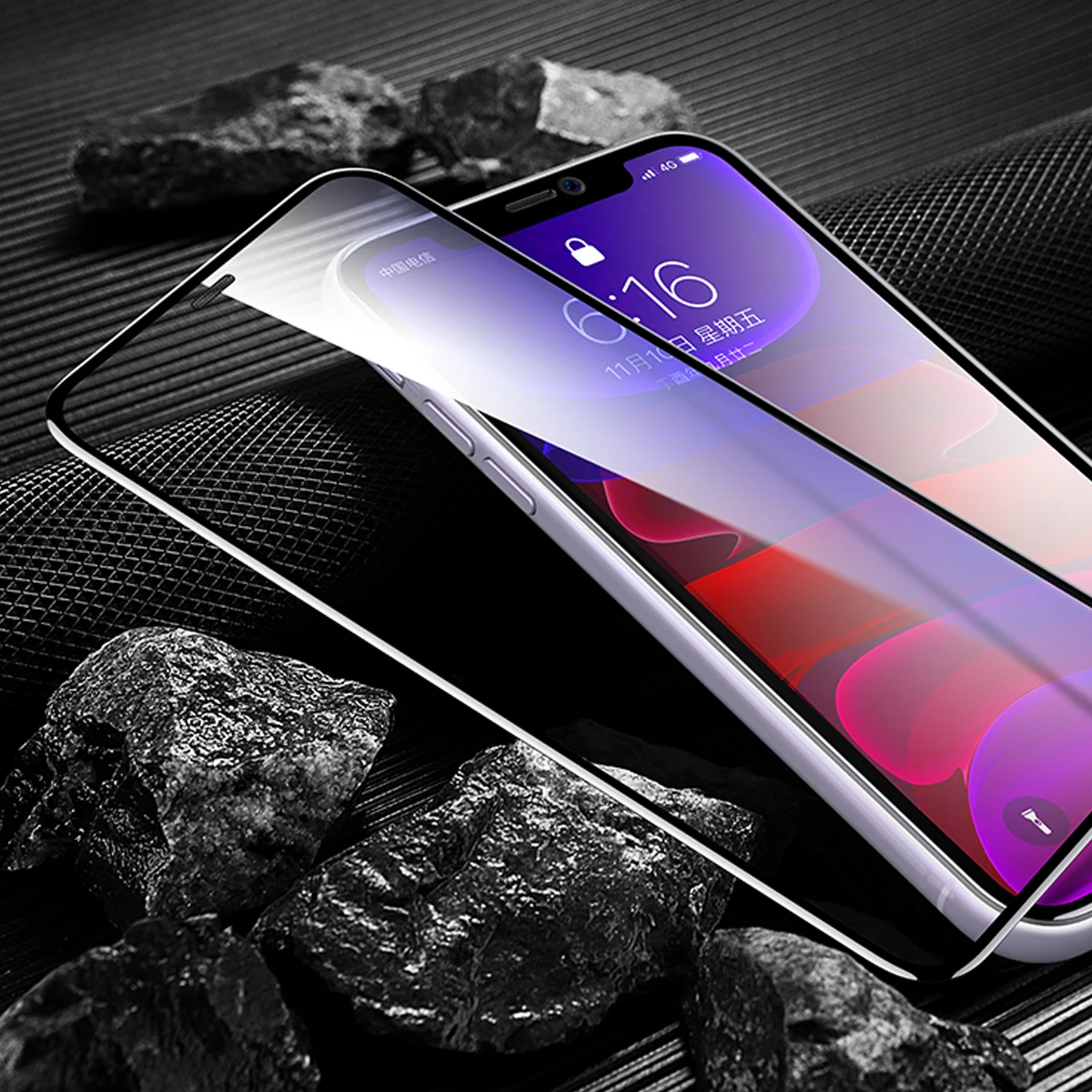 ROCK 10D полное закаленное стекло для iPhone 11 XR 11 Pro Max Защитная пленка для экрана стекло для iPhone Xs Max