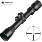 Оптический прицел Fire Wolf 3-9X32, охотничий крест, регулируемый уличный прицел, оптика, Снайпер, олень, тактический телескоп для пневматического ружья