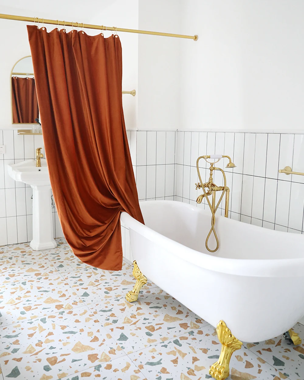 liangqi velvet shower curtain waterproof coating fabric double layer thicken cloth bathroom bathtub tools home decor customize free global shipping