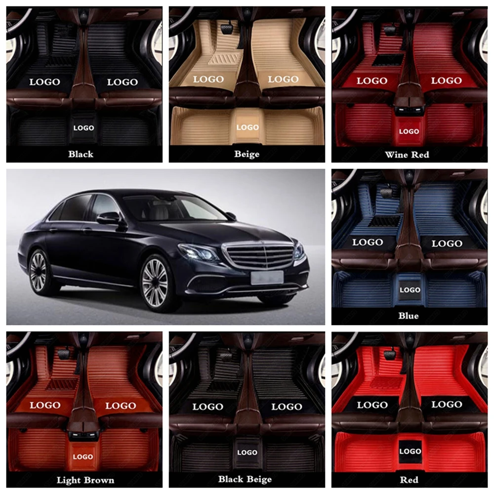 Водонепроницаемые кожаные автомобильные коврики для Mercedes Benz E Class E250 E280 E300 E350 E400