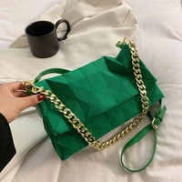 small brand designer shoulder crossbody messenger bags for women 2021 pu leather luxury female fashion chain handbags purses