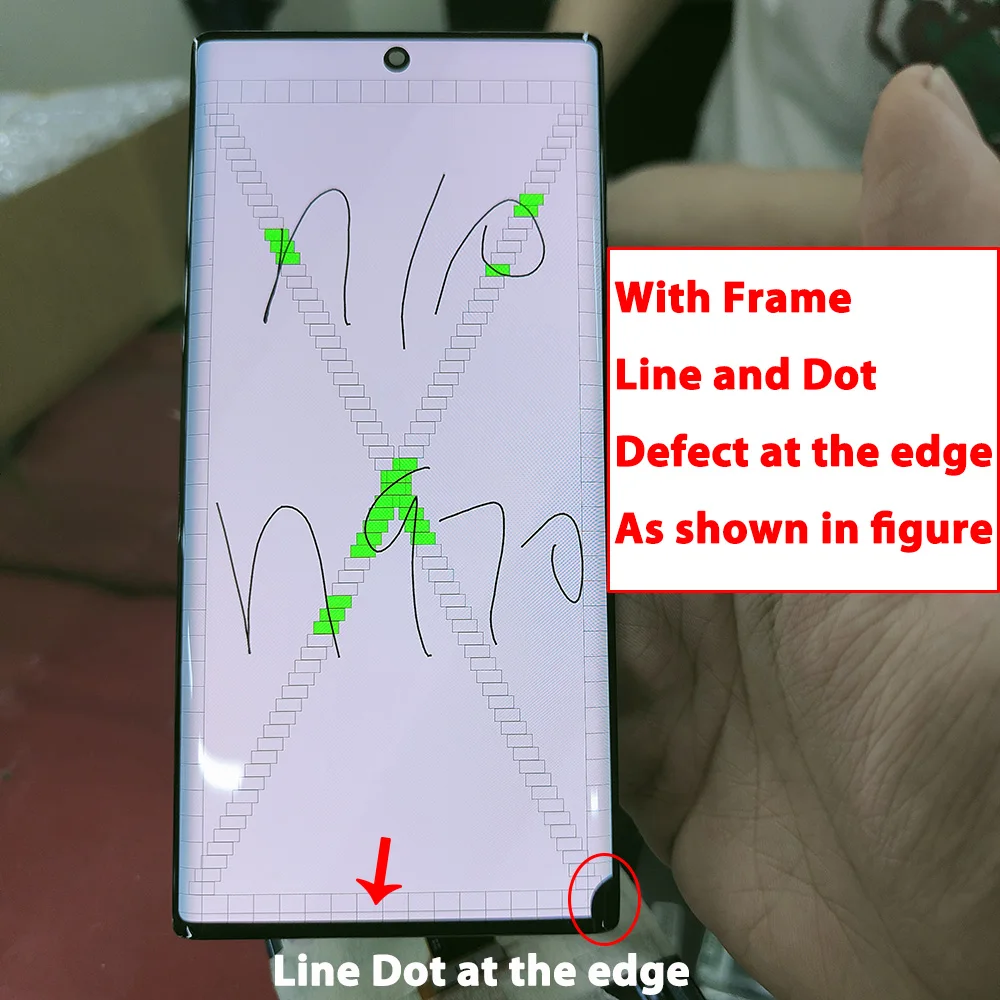 ЖК-дисплей для Samsung Galaxy Note10 N970F Note 10 сенсорный экран дигитайзер в сборе рамка |