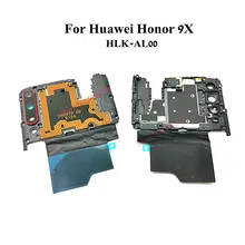 Original Motherboard cover Flex cable NFC For Huawei Honor 9X HLK-AL00 WIFI Antenna mainboard Flashlight Case+Camera Ring Frame