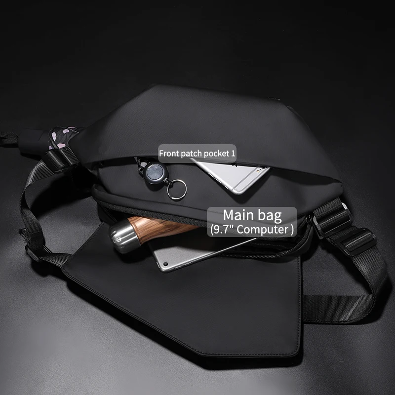 hk new style mens bag crossbody bag hand high quality waterproof shoulder bag for male business travel messenger bag for men free global shipping