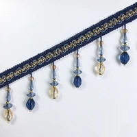 12mbag curtain two color crystal beads lace curtain accessories accessories hanging ear beads decoration accessories