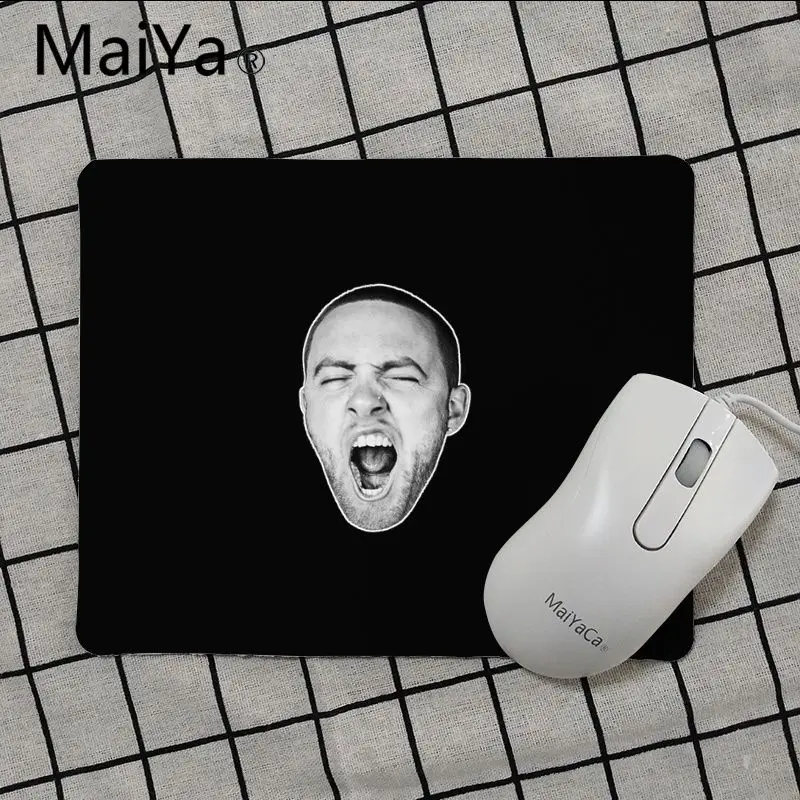 

Maiya Top Quality Rapper MacMiller Customized MousePads Computer Laptop Anime Mouse Mat Top Selling Wholesale Gaming Pad mouse