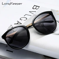 2021 oversized cat eye sunglasses women luxury brand retro round sun glasses ladies fashion leopard eyewears zonnebril dames