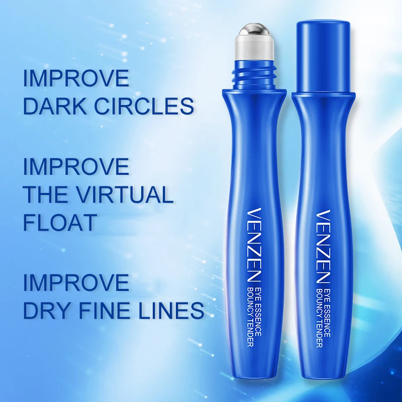 Крем для массажа глаз с шариком против отечности мешки под эссенция укрепляющий