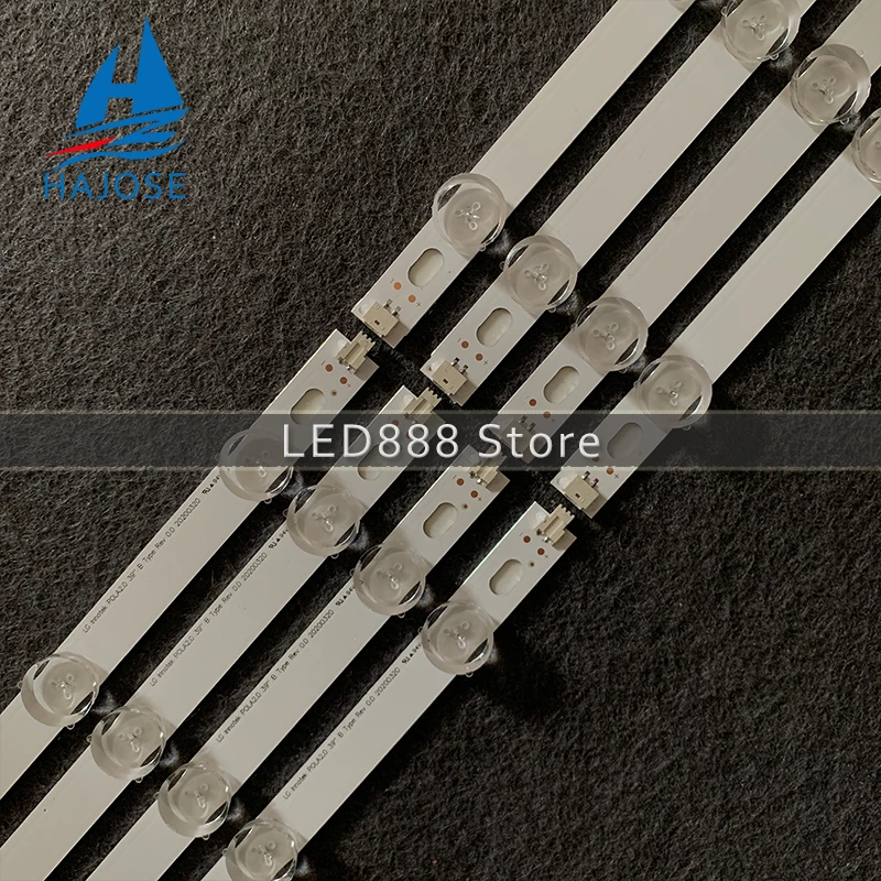 100% новый 1kit = 8 шт. (4A + 4B) светодиодный подсветка бар для ТВ HC390DUN VCFP1 21X 39LN5400 39LA6200 LG