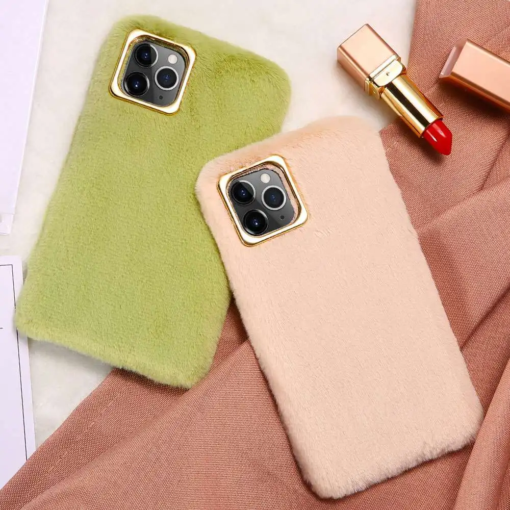 KISSCASE Candy Color Fur Case For iPhone 11 PRO MAX Original Furry Back Cover X XR XS 6 6S 7 8 Plus Fundas Coque |