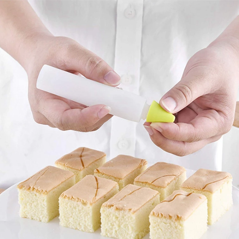

Baking Tool Food Grade Silica Gel Chocolate Jam Writing and Mounting Pen Cake Diy Graffiti Pen Milking Butter Gun Pastry Nozzle