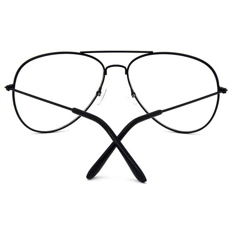 Модные прозрачные очки женские для зрения оправа близорукость Lunette женские Oculos негабаритные прозрачные очки пилота поддельные очки