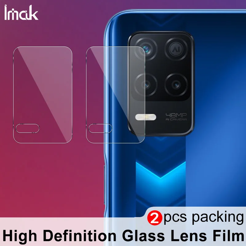 

Imak 2 шт. износостойкая Защитная пленка для объектива камеры для Realme narzo 30 5G закаленное стекло