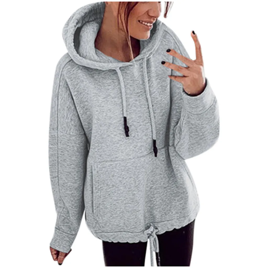 Женская толстовка с длинным рукавом Корейская версия свитера размера плюс