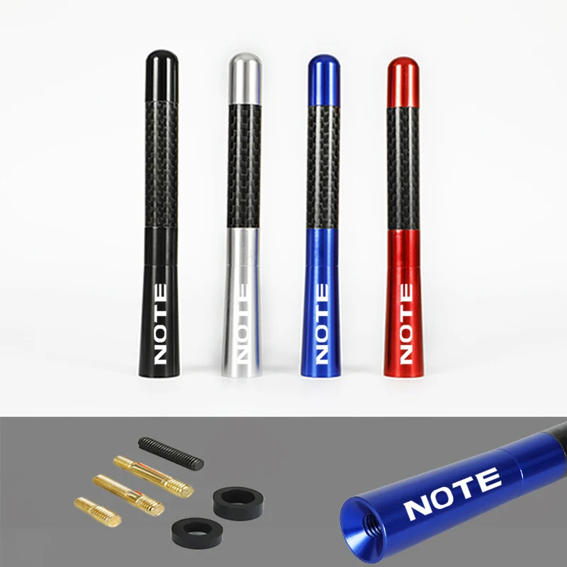 Автомобильная радиоантенна 12 см из углеродного волокна для Nissan NOTE E11 E12