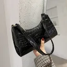 Модная Изысканная сумка для покупок, повседневная женская сумка-тоут, Наплечные сумки, женская кожаная однотонная сумка с цепочкой для женщин, 2021