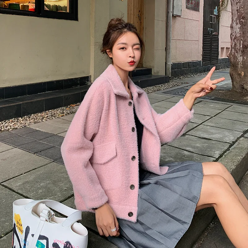 

Ladies Jacket And Coats Winter Fashion Faux Mink Fur Coat Warm Thick Loose Ladies Coat Winter Jacket Women Coat Faux Fur Jacket