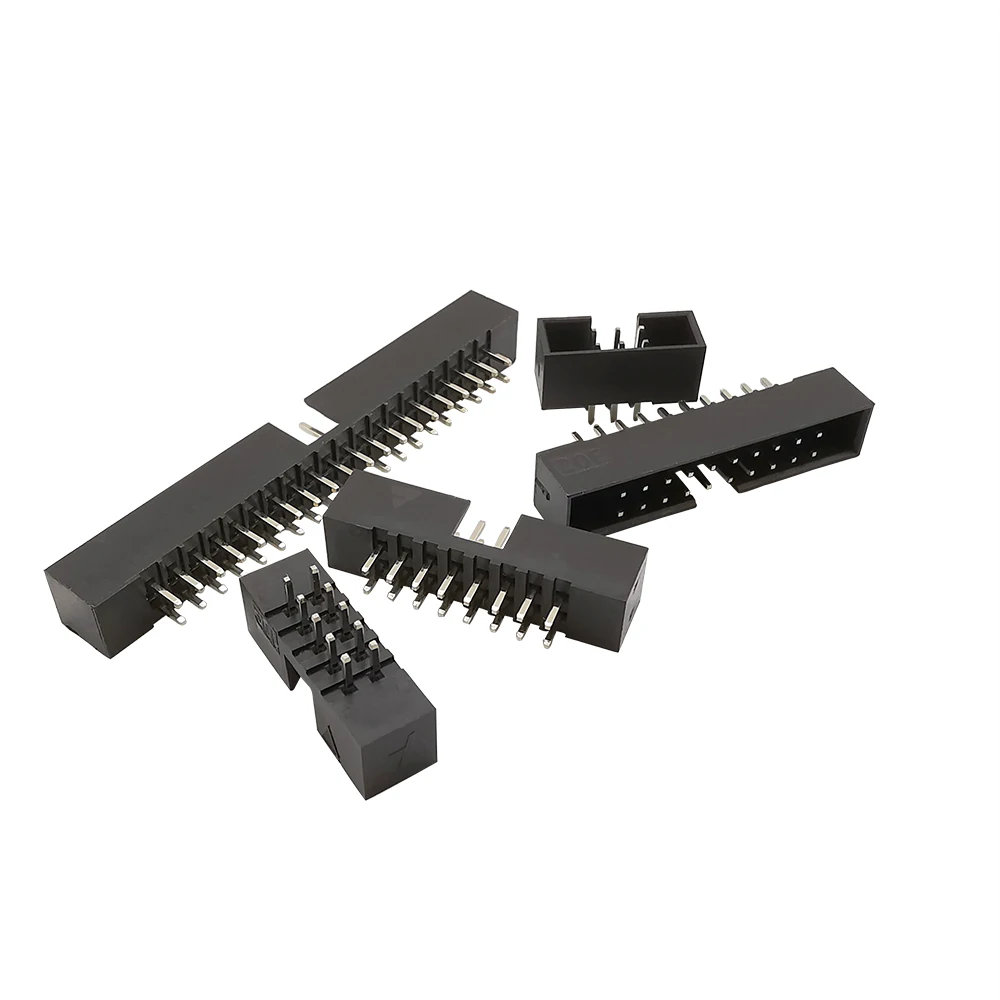 10 шт. шаг 2 0 мм Штекерная розетка прямая IDC коробка головки двухрядная DC3 головка DIP