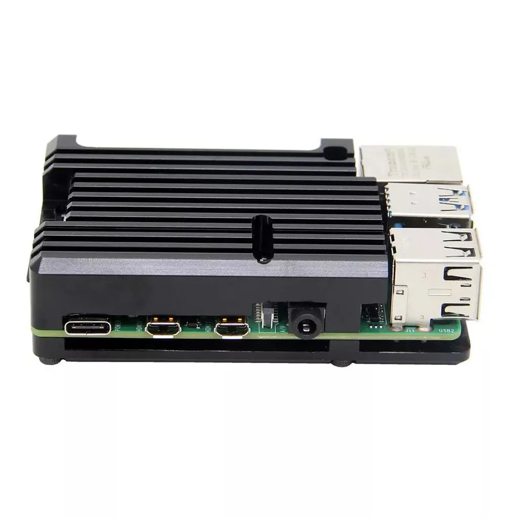 Чехол для планшета подходит Raspberry Pi 4B защитная коробка корпус из алюминиевого