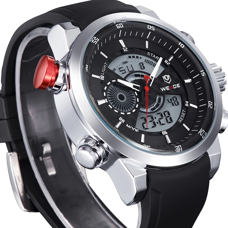

WEIDE Watch for Men Military Relogio Masculino Alarm Clocks Repeater Calendar Sport Men Quartz Wristwatches Sale