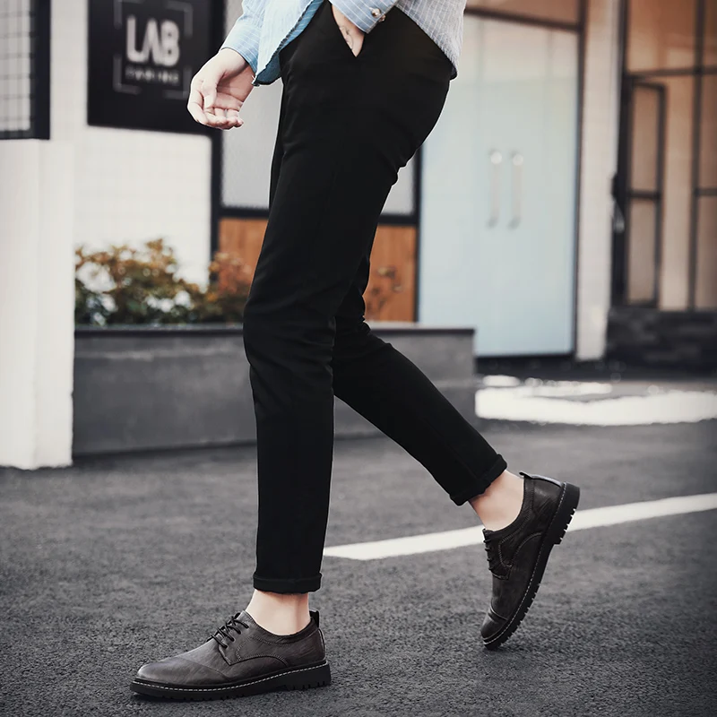

Casual Loafers Shoes For Men Men Casual Boots Outdoor Footwear Mens Shoes Luxury Zapatillas Hombre Men's Leather Fashion
